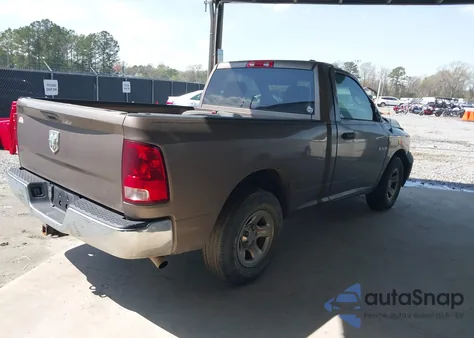 2010 Dodge Ram 1500 St from USA, damaged, VIN 3D7JB1EK2AG109707